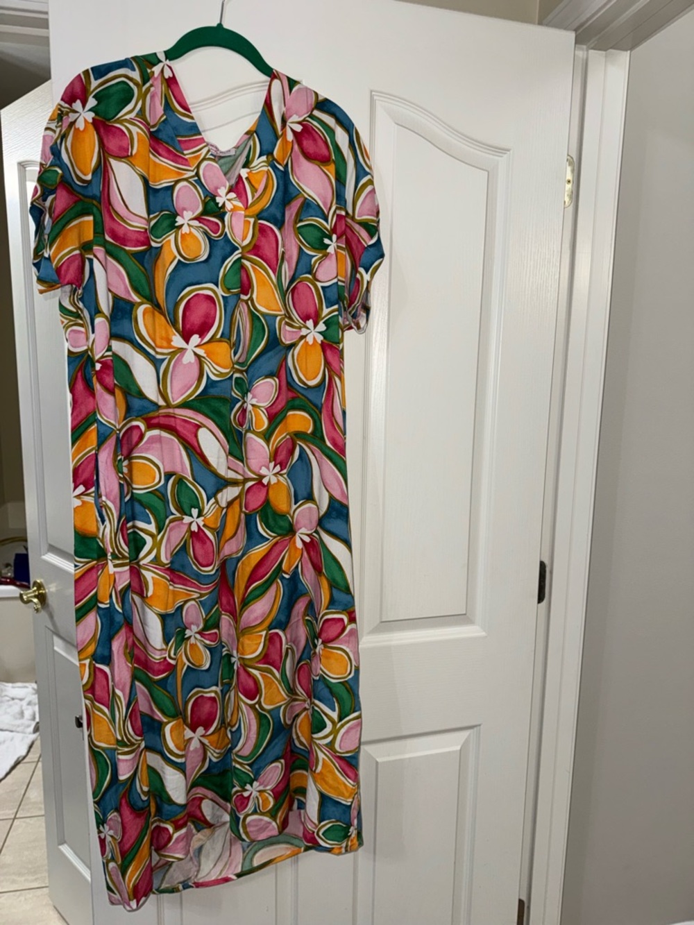 Multicolor Floral Print Women's Dress